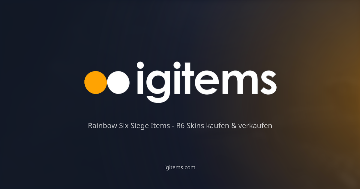 Rainbow Six Siege Items - R6 Skins kaufen & verkaufen